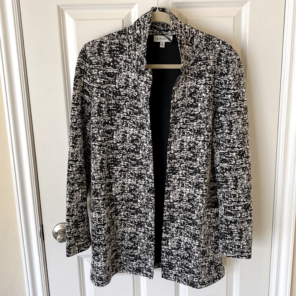 Neiman Marcus Open Front Blazer Jacket - Medium